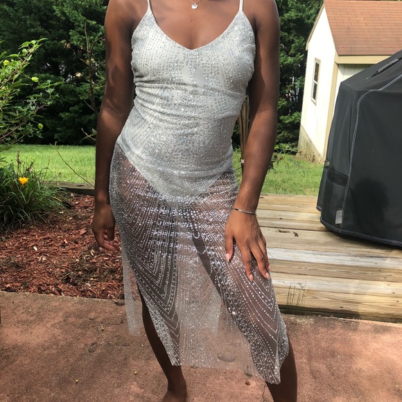 PInk Plastic Babez Diamond Dress - Picture 2 of 6